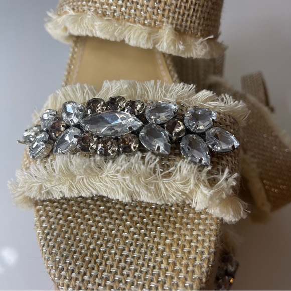 CROWN VINTAGE QALECIEN ESPADRILLE WEDGE SANDAL - Picture 11 of 16